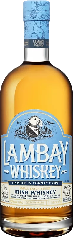 Виски Lambay Small Batch Blend Irish Whiskey 4 YO   1000 мл