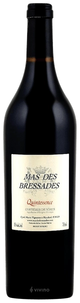 Вино MAS DES BRESSADES QUINTESSENCE АОР Costieres de Nimes МАС ДЭ БРЕССАД КВИНТЕСАНС  Руж 2020 750 мл