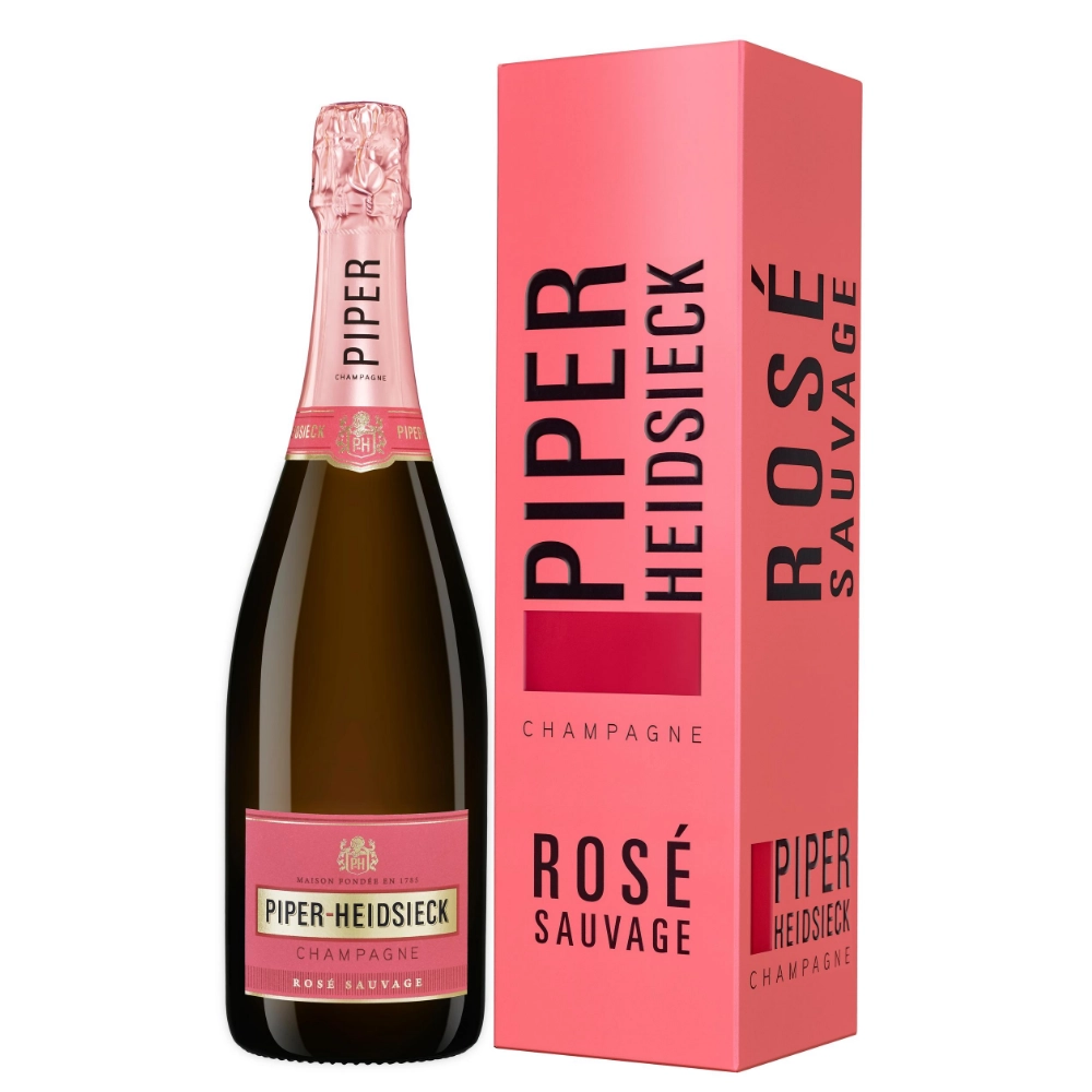 Шампанское Piper-Heidsieck   Rose Sauvage gift box  750 мл