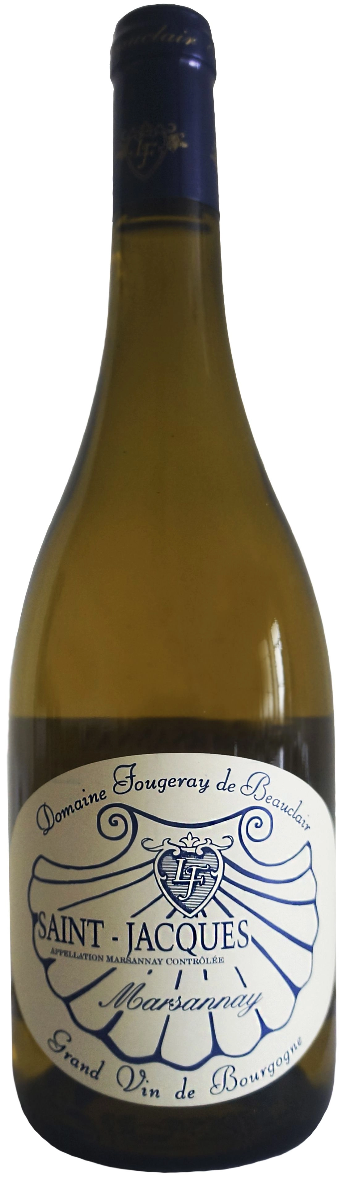 Вино  Domaine Fougeray De Beauclair, Marsannay Les Saint-Jacques Blanc  Сен-Жак АОС Марсанне 2014  1500 мл