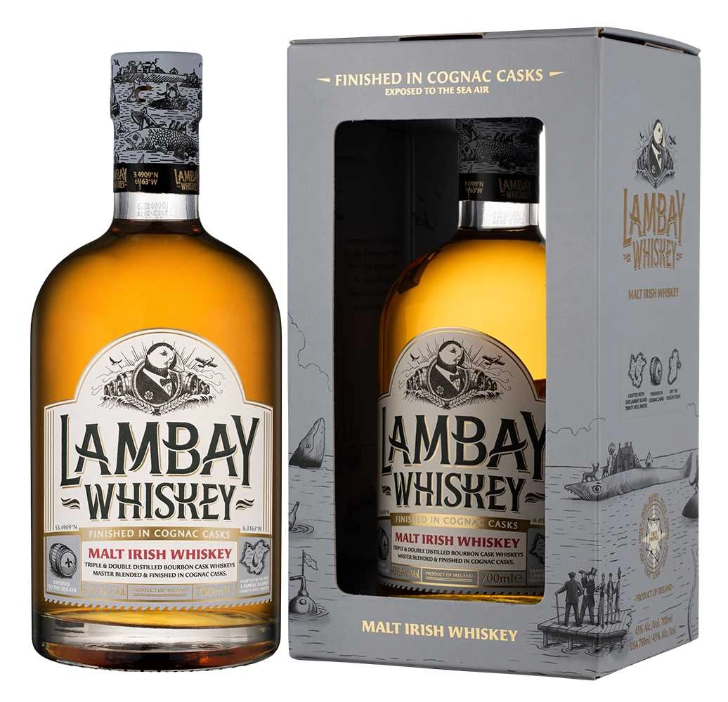 Виски Lambay Malt Irish Whiskey в подарочной упаковке  700 мл