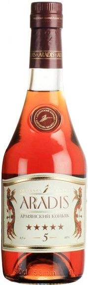 Коньяк Aradis  Арадис  5 лет 500 мл