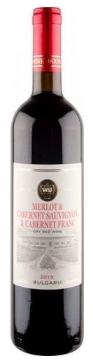Вино Винарски Съюз    Мерло Каберне Совиньон  Каберне  Фран  750 мл