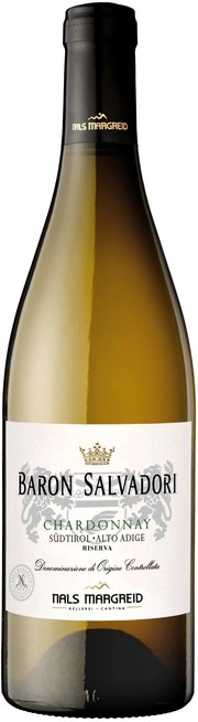 Вино Nals-Margreid Baron Salvadory Chardonnay Riserva Sudtirol Alto Adige DOC Барон Сальвадори Шардоне Ризерва 2014 750 мл