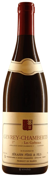 Вино Sérafin Père & Fils Gevrey-Chambertin Premier Cru Les Corbeaux  Жевре-Шамбертен Премье Крю Ле Корбо 2011 750 мл
