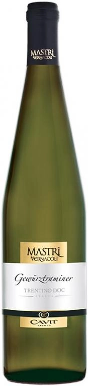Вино Mastri Vernacoli Gewurztraminer  Trentino DOC Мастри Вернаколи  Гевюрцтраминер 2021 750 мл