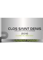 Вино Laurent Ponsot Clos St. Denis Grand Cru Cuvée du Merisier Лоран Понсо Кло Сен-Дени Гран Крю Кюве дю Мёризье 2017 750 мл 13%