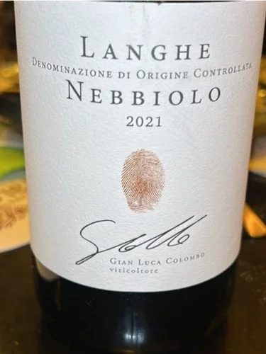 Вино Gian Luca Colombo Langhe Nebbiolo  2021  750 мл 