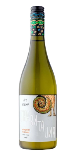 Вино  Шато Пино Гравитация Шардоне  Рислинг белое сухое  750 мл