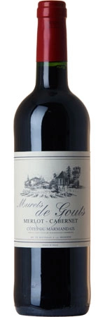 Вино   Cave du Marmandais  Cotes du Marmandais Murets de Gouts Merlot-Cabernet   Кав дю Марманде  Мюре де Гот Мерло Каберне 2018 750 мл