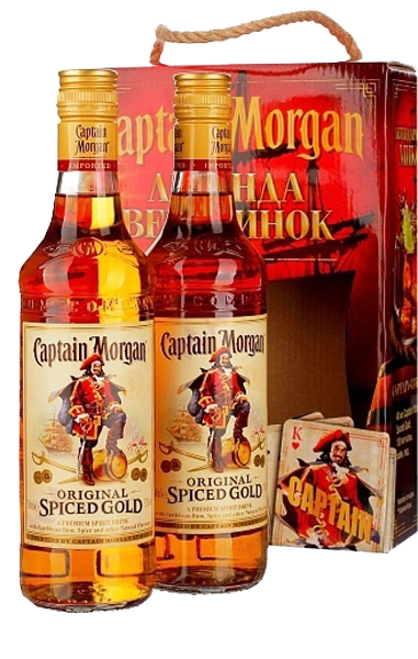 Ром Captain Morgan Spiced Gold 500 мл*2