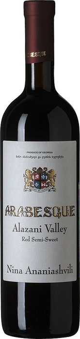 Вино Арабеска Алазанская Долина красное Arabesque Alazani Valley Red 2018 750 мл