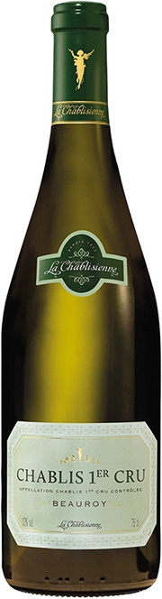 Вино La Chablisienne Chablis Premier Cru AOC Beauroy  Шабли Премье Крю Боруа 2017 750 мл
