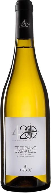 Вино Cantine Torri Trebbiano d'Abruzzo DOC  4 20 BIO 2019 750 мл