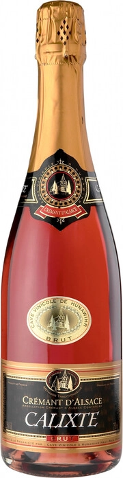 Игристое вино Hunawihr Calixte Brut Rose Cremant d'Alsace АОC  2020 750 мл
