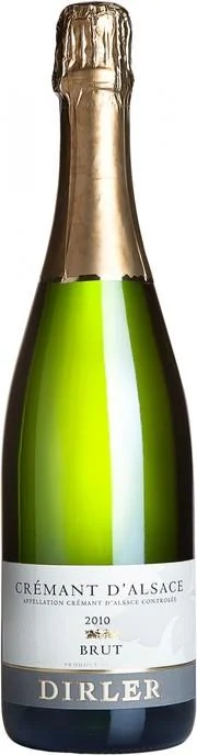 Игристое вино Dirler-Cade Cremant d'Alsace AOC Brut  Дирле-Каде Креман д'Альзас Брют 2014  750 мл