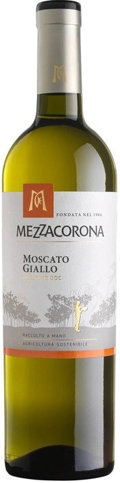 Вино Mezzacorona Moscato Giallo Trentino DOC Медзакорона Москато Джалло 2022 750 мл