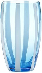 Стакан  Zafferano Longdrink Gessato Acqua Marina Дзафферано Лонгдринк Джессато Аквамарин 470 мл