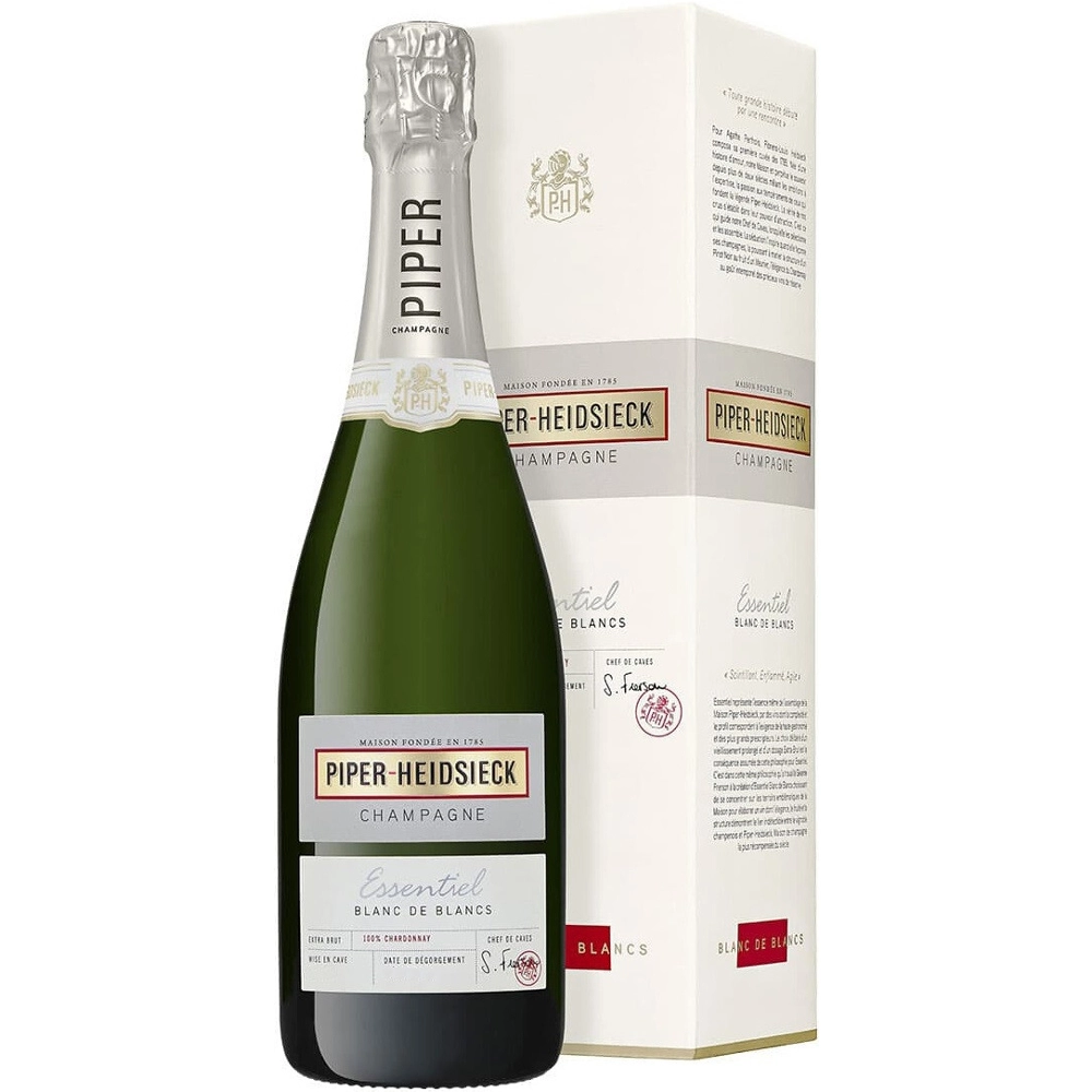 Шампанское Piper-Heidsieck  Essentiel  Blanc de Blancs Extra Brut  gift box  2016 750 мл  12 %