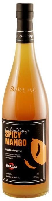 Сироп Barline Spicy  Mango Барлайн Спайси  Манго стекло 1000 мл