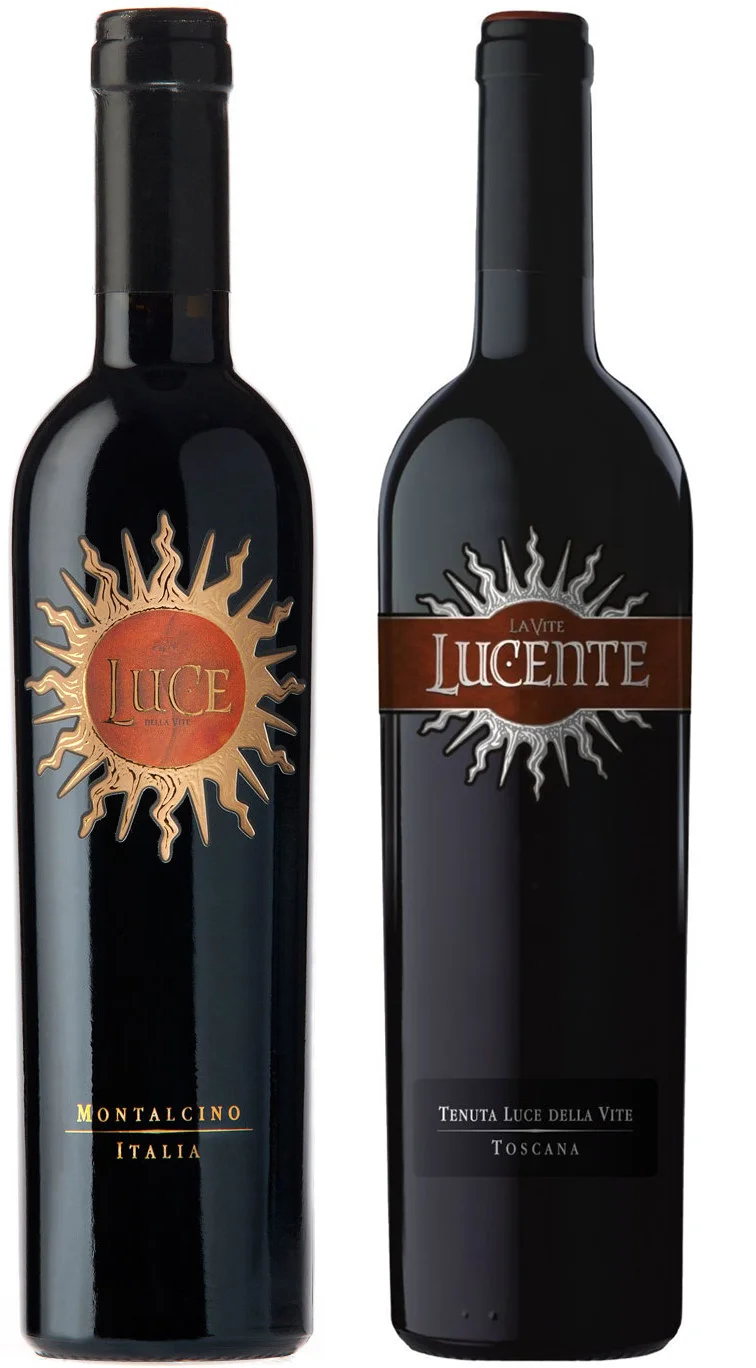 Набор  Luce della Vite Toscana & Lucente Toscana in gift box  Люче делла Вите  2016  + Тоскана Люченте Тоскана   2016  в п/у   750 мл