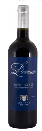 Вино Lornano Rosso Toscana IGT Лорнано Тоскана Россо  2018 750 мл