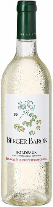 Вино Baron Philippe de Rothschild  Berger Baron Blanc Bordeaux AOC Берже Барон  Блан 2015 750 мл