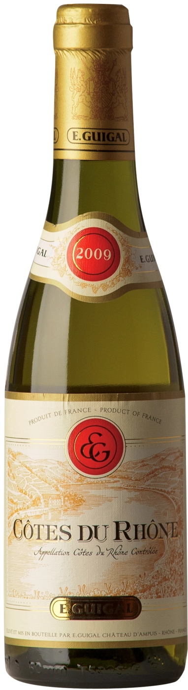 Вино E. Guigal  Cotes du Rhone Blanc Э. Гигаль Кот дю Рон Блан  2009  375 л