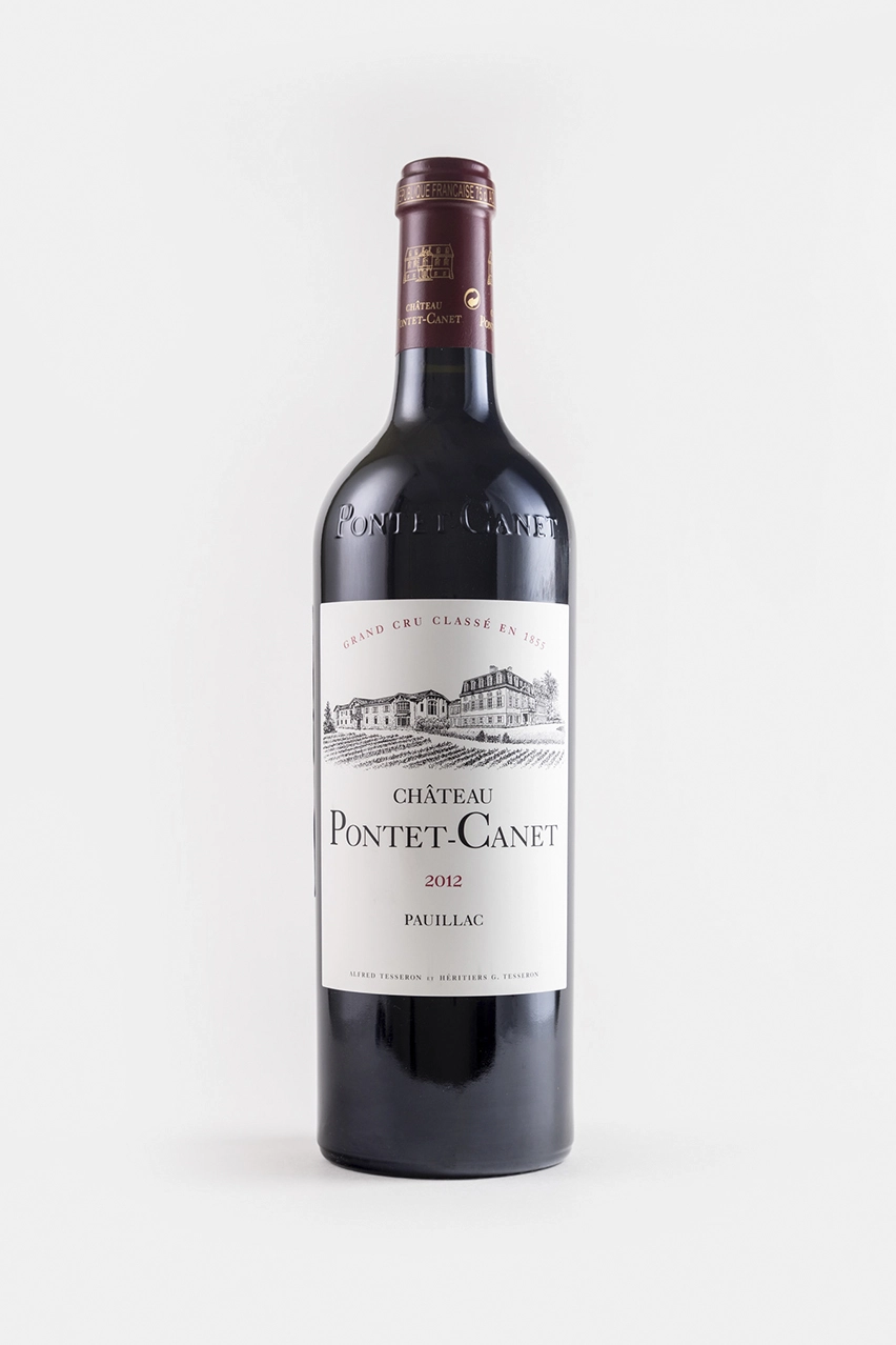 Вино Lucien Lurton Chateau Pontet-Canet 5-eme Grand Cru Classe Pauillac AOC 2012  750 мл