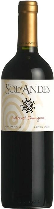 Вино Santa Camila Sol de Andes Cabernet Sauvignon Санта Камила Соль де Андес Каберне Совиньон 2018 750 мл