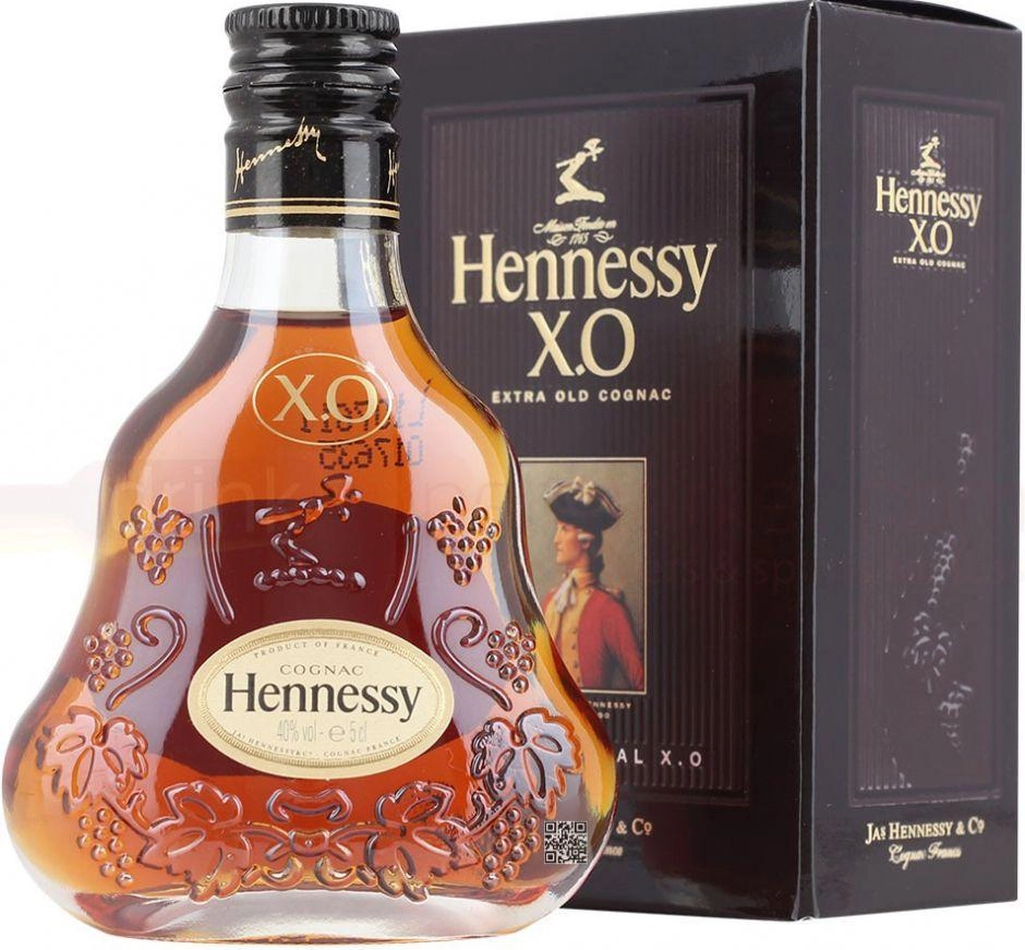 Коньяк Hennessy X.O with gift box  50 мл
