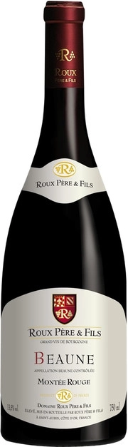 Вино Roux Pere et Fils, Beaune "Montee Rouge" AOC  Ру Пэр & Фис, Бон "Монте Руж" 2016  750 мл