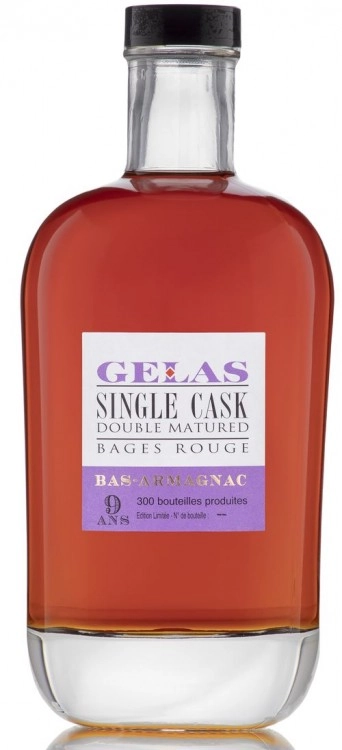 Арманьяк Gelas Single Cask 9 ans gift box  700 мл