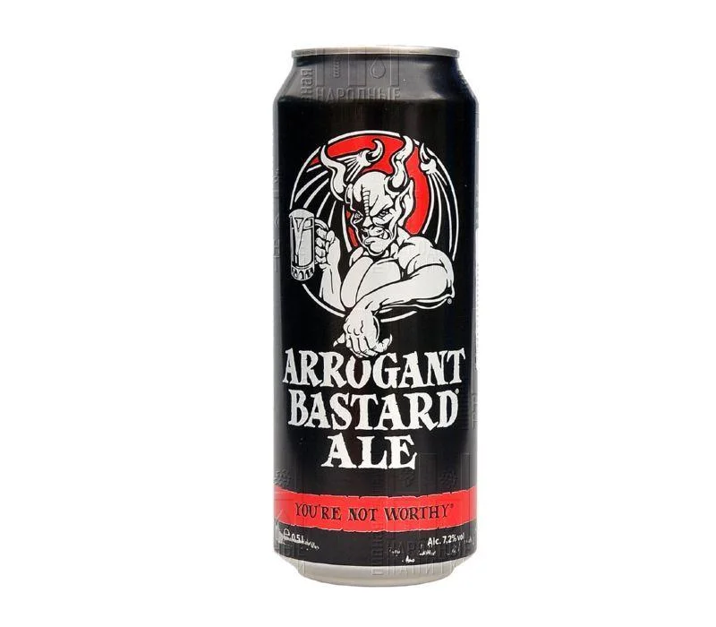 Пиво Stone Arrogant Bastard Ale/Стоун "Аррогант Бастард" 500 мл (под заказ)
