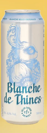 Пиво  Belgo Sapiens Brewers  Blanche de Thines    in can   500 мл 4,8 %