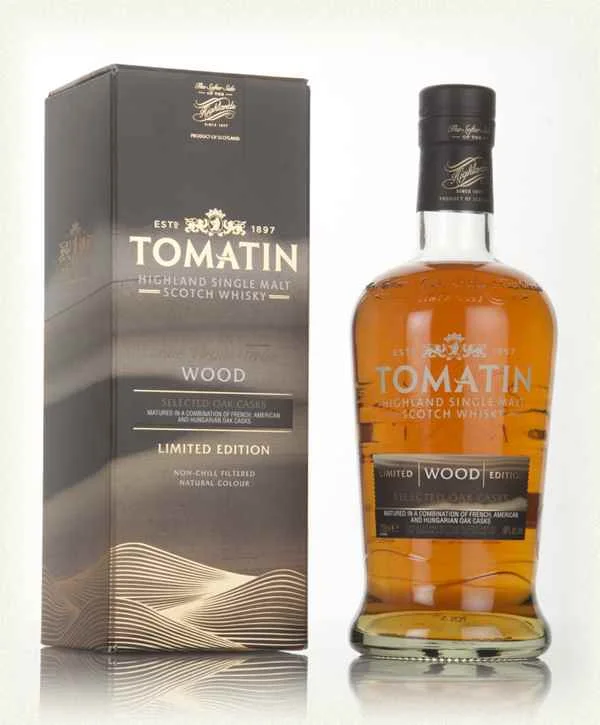 Виски Tomatin Wood gift box 46% Томатин Дерево в подарочной коробке 700 мл