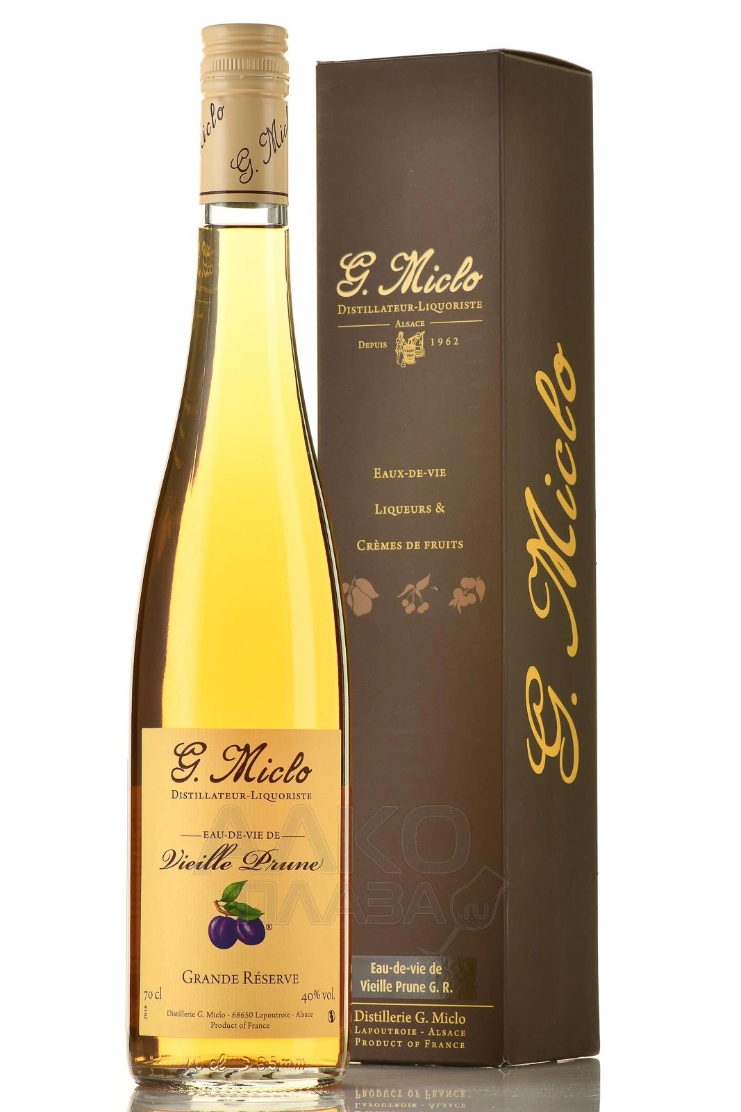 Ликер G Miclo Eau de vie de Vieille Prune Grande Reserve  700 мл