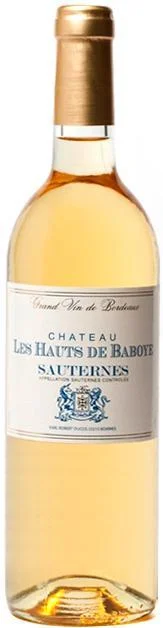 Вино Chateau Les Hauts de Baboye, Sauternes AOC, Шато Лез О де Бабуа, Сотерн AOC, 2009, 750 мл