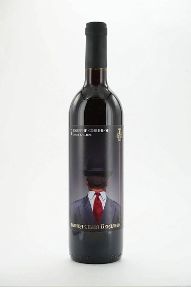Вино Винодельня Бердяева  Каберне Совиньон  красное  сухое 2022  750 мл 12 %