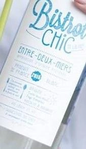 Вино Bistrot Chic Entre-deux-Mers Blanc  750 мл