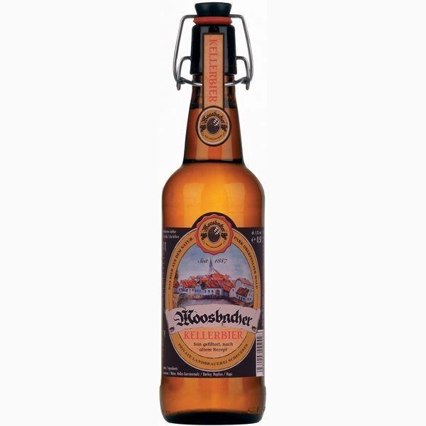 Пиво Moosbacher Kellerbier Моосбахер Келлербир стекло 500 мл