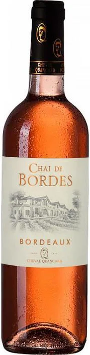Вино Cheval Quancard Chais des Bordes Rose Bordeaux Шеваль Канкар Ше де Борд Роза Бордо 2014 750 мл