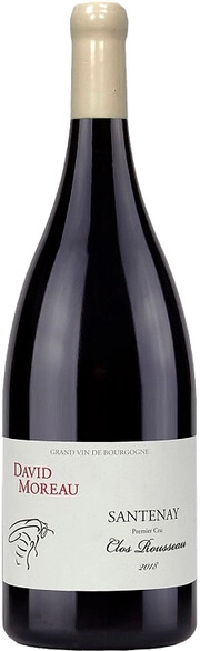 Вино David Moreau Santenay 1-er Cru  Clos Rousseau  AOC   2019 1500 мл