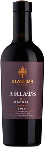 Вино Gevorkian Winery Ariats   Kakhani  Reserve red sweet  2015  375  мл