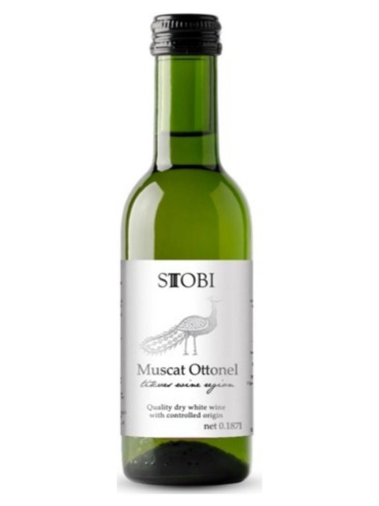 Вино Stobi Muskat Ottonel Стоби Мускат Оттонель  187 мл