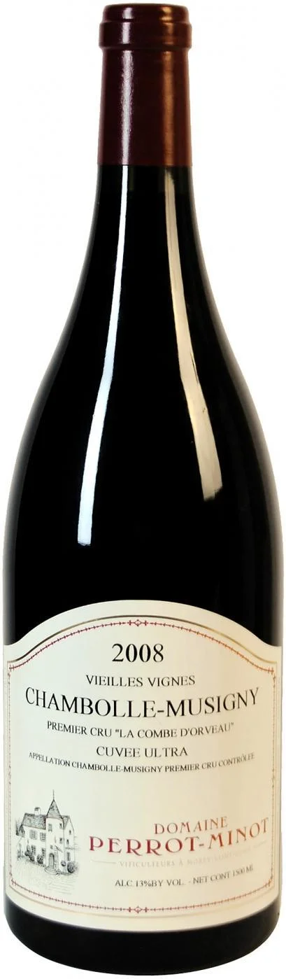 Вино Domaine Perrot-Minot  Chambolle-Musigny Premier Cru Les Echanges Vieilles Vignes AOC  Домен Перро-Мино Шамболь-Мюзиньи Премье Крю Лез Эшанж Вьей Винь АОС 2008 750 мл