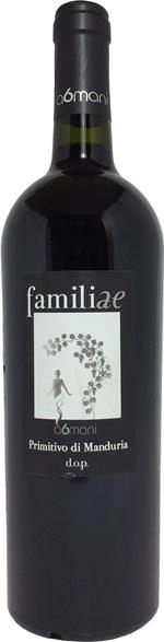 Вино FAMILIAE  PRIMITIVO DI MANDURIA  0,75л  14% DOP