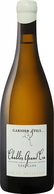 Вино  Domaine Garnier & Fils, Chablis Grand Cru "Les Clos" AOC  Домен Гарнье и Фис  Шабли Гран Крю Ле Кло 2016 750 мл