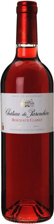 Вино "Chateau de Parenchere" Rose Bordeaux Clairet AOC, "Шато де Пареншер" Розе, Бордо Кларет, 2017 750 мл