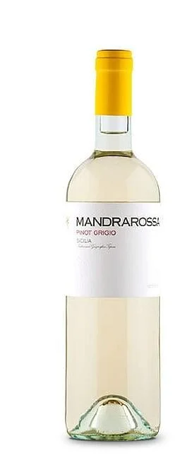 Вино Settesoli MandraRossa Pinot Grigio Sicilia IGT Сеттесоли МандраРосса Пино Гриджио Сицилия IGT 2015 750 мл